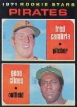 1971 Topps Baseball Cards      027      Fred Cambria RC/Gene Clines RC